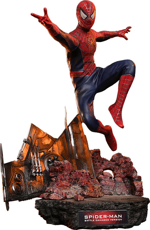 Marvel Spider-Man (Battle Damaged Version) Sixth Scale Figure  (Prototype Shown) View 14