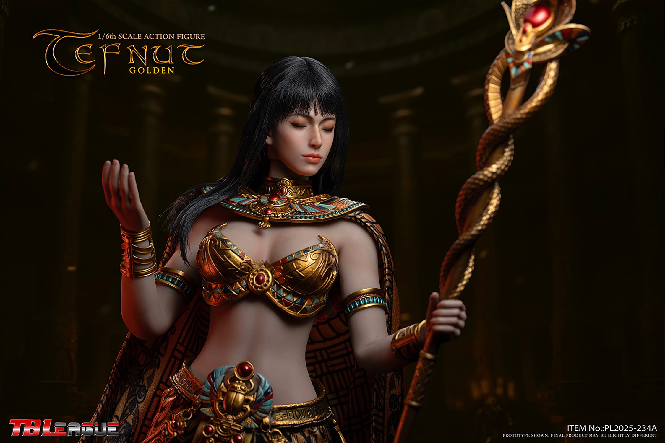TBLeague Tefnut (Golden) Sixth Scale Figure  (Prototype Shown) View 6