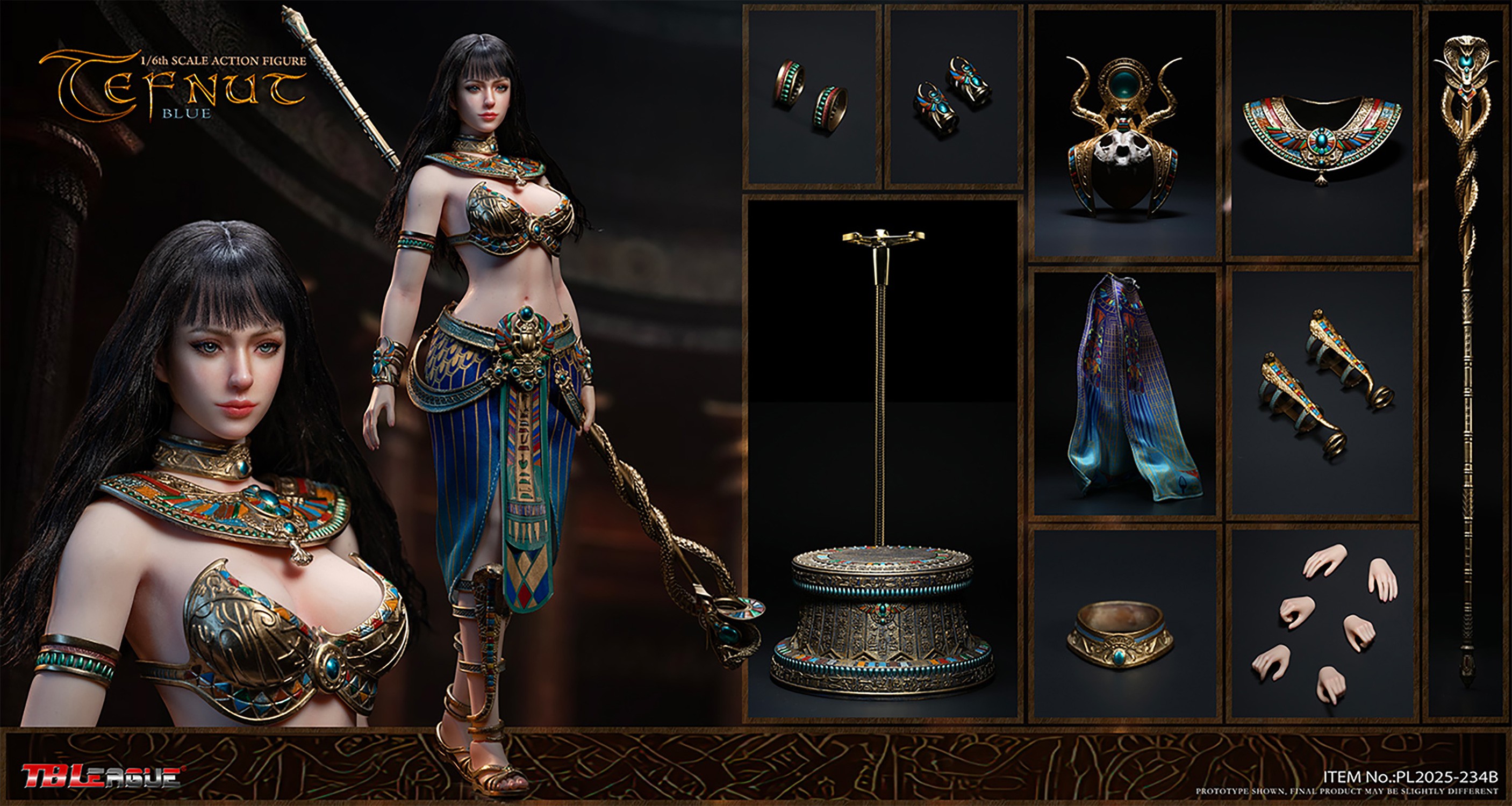 TBLeague Tefnut (Blue) Sixth Scale Figure  (Prototype Shown) View 12