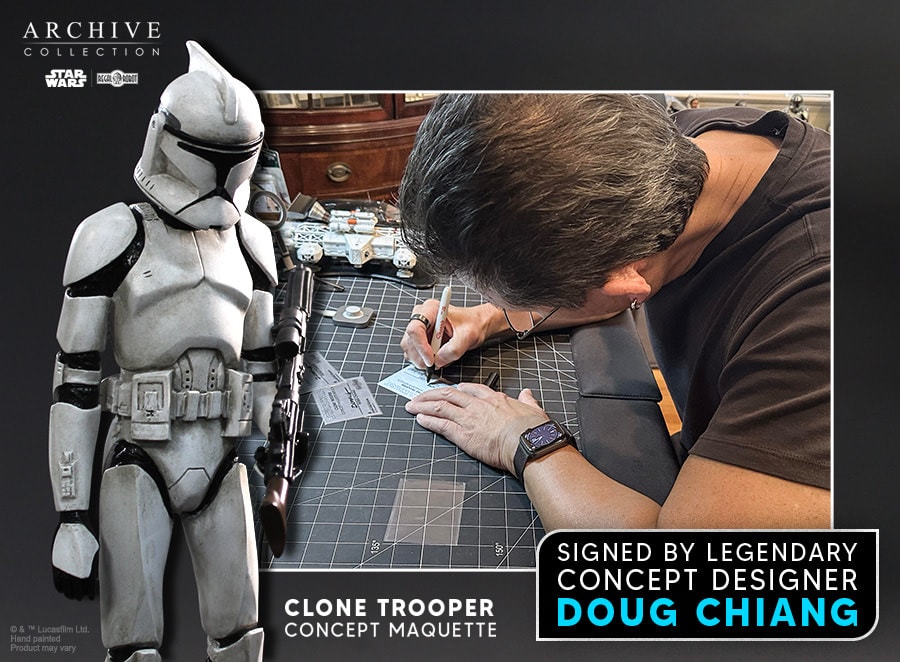 Star Wars Clone Trooper™ Concept Maquette Replica  (Prototype Shown) View 14