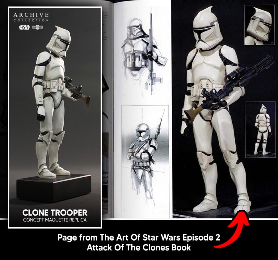 Star Wars Clone Trooper™ Concept Maquette Replica  (Prototype Shown) View 15