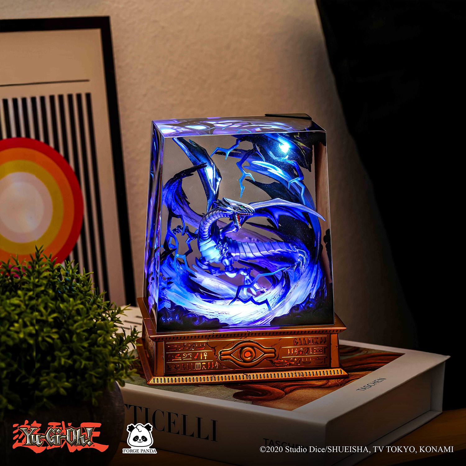 Yu-Gi-Oh! Blue-Eyes White Dragon Diorama LED Collectible Lamp  (Prototype Shown) View 3