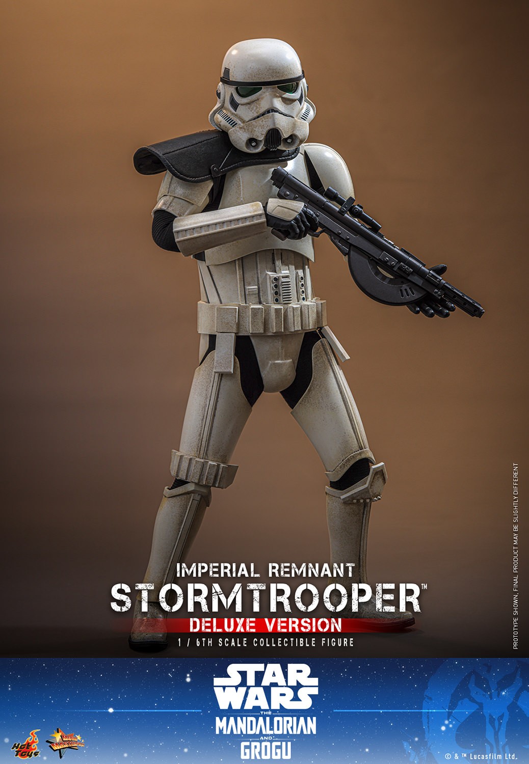 Star Wars Imperial Remnant Stormtrooper (Deluxe Version) Sixth Scale Figure  (Prototype Shown) View 3