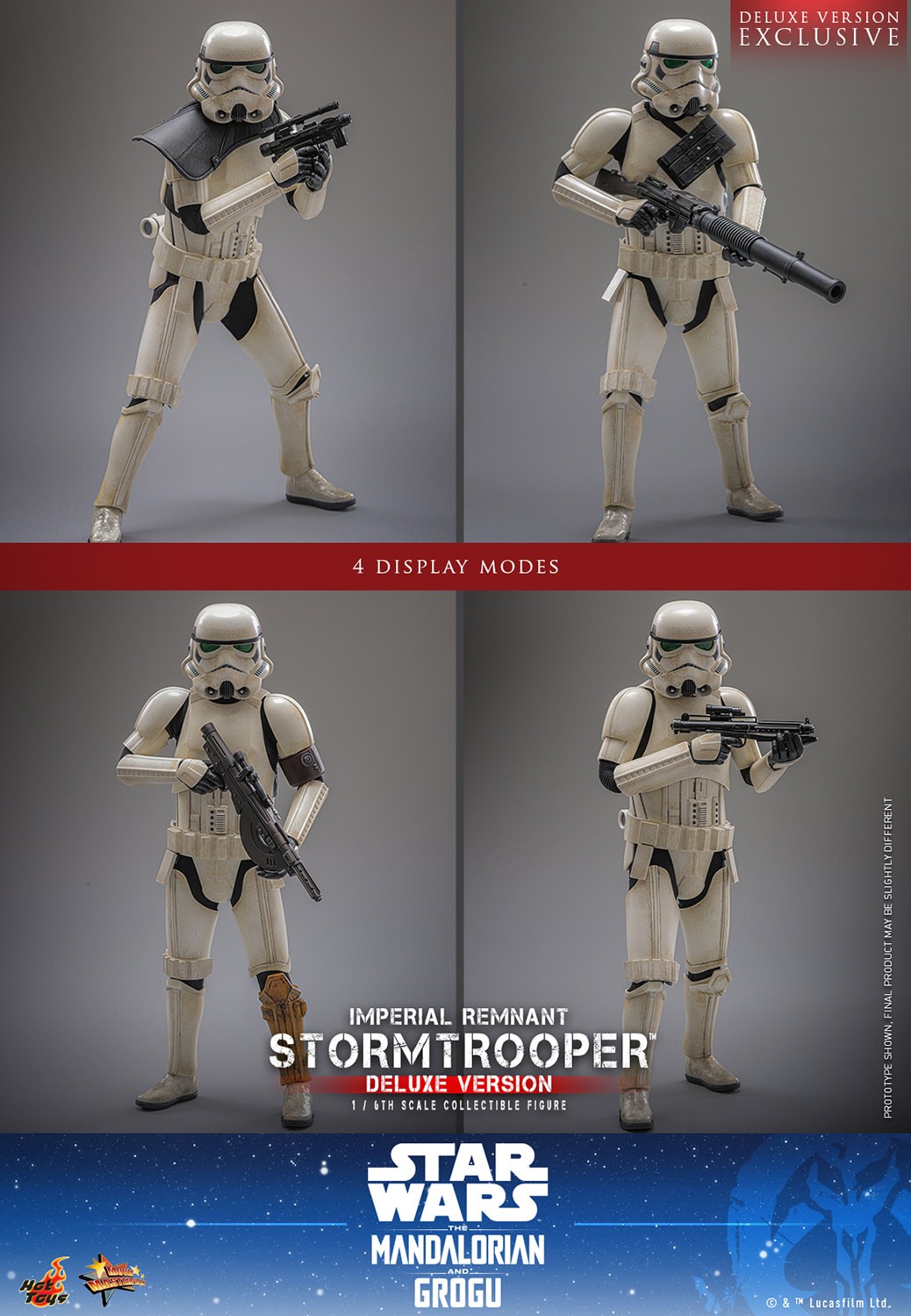 Star Wars Imperial Remnant Stormtrooper (Deluxe Version) Sixth Scale Figure  (Prototype Shown) View 19