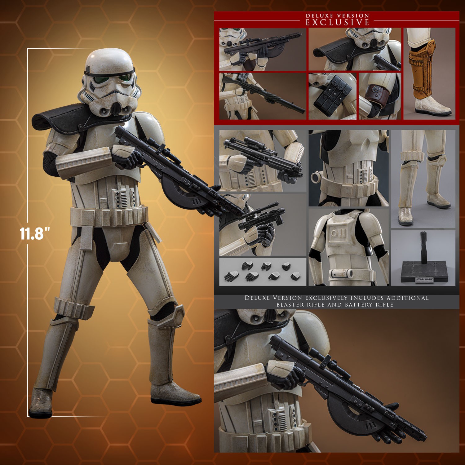Star Wars Imperial Remnant Stormtrooper (Deluxe Version) Sixth Scale Figure  (Prototype Shown) View 2