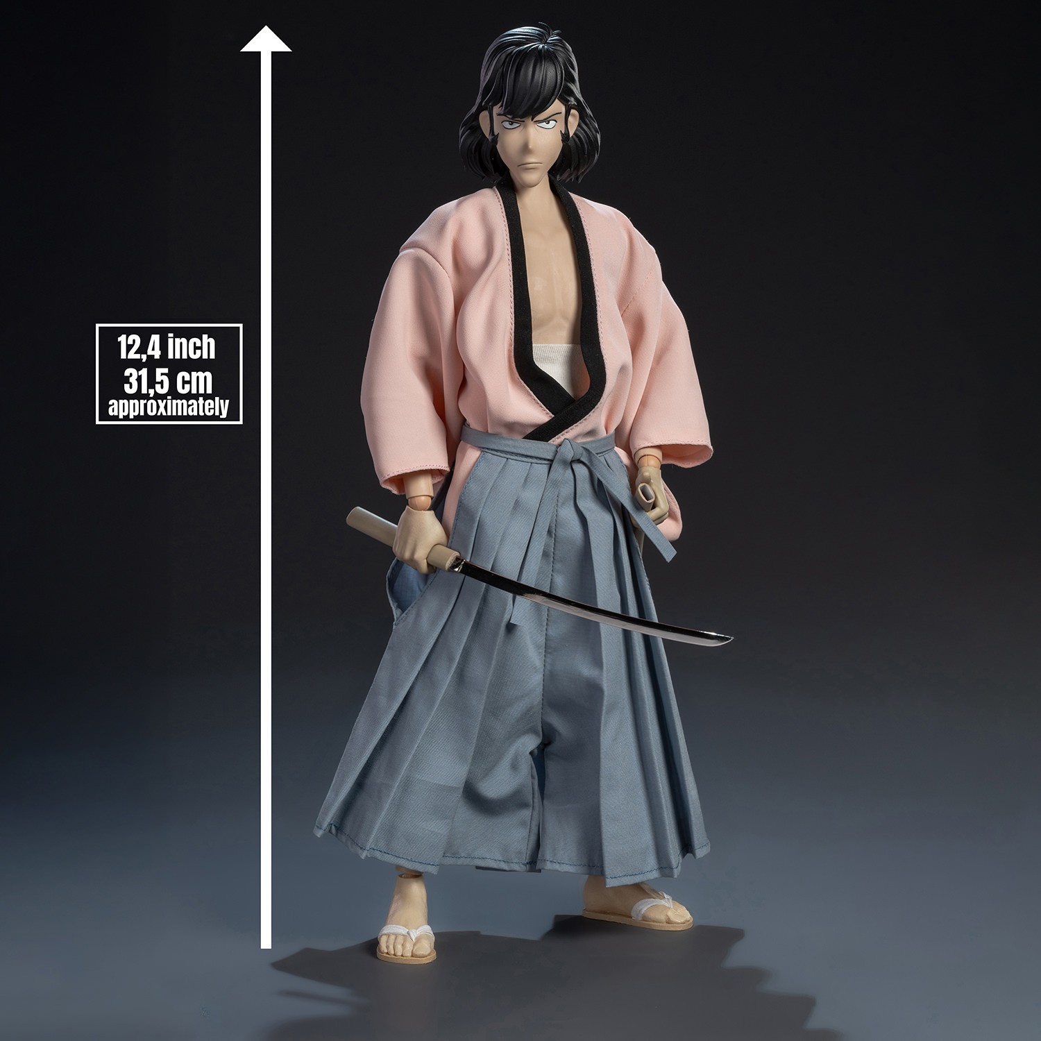 Lupin the Third Goemon Ishikawa XIII (Deluxe Edition) Sixth Scale Figure  (Prototype Shown) View 2