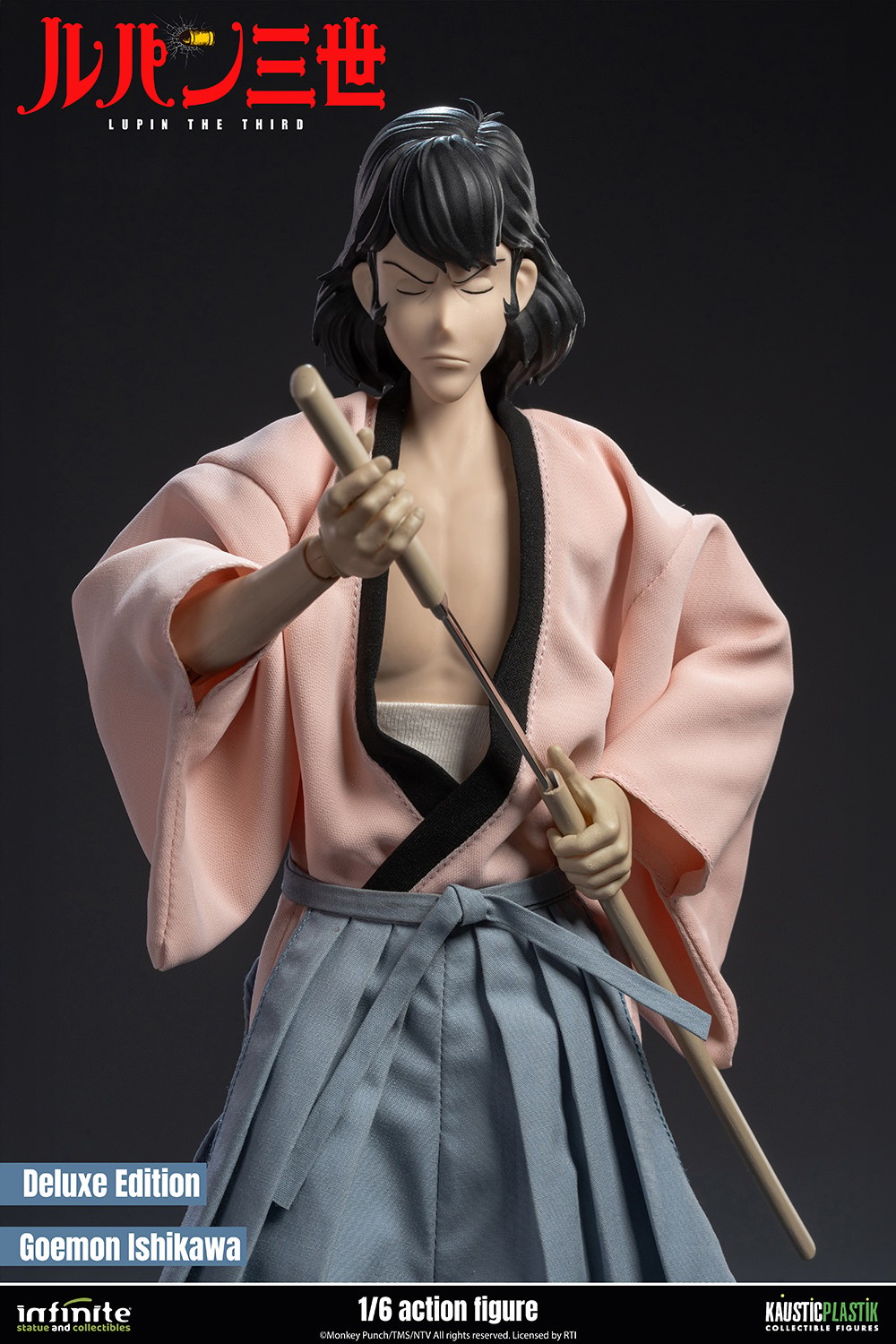 Lupin the Third Goemon Ishikawa XIII (Deluxe Edition) Sixth Scale Figure  (Prototype Shown) View 7