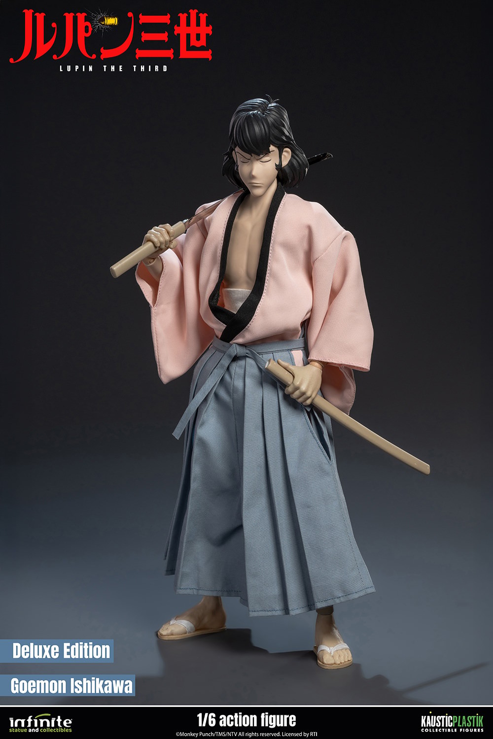 Lupin the Third Goemon Ishikawa XIII (Deluxe Edition) Sixth Scale Figure  (Prototype Shown) View 8