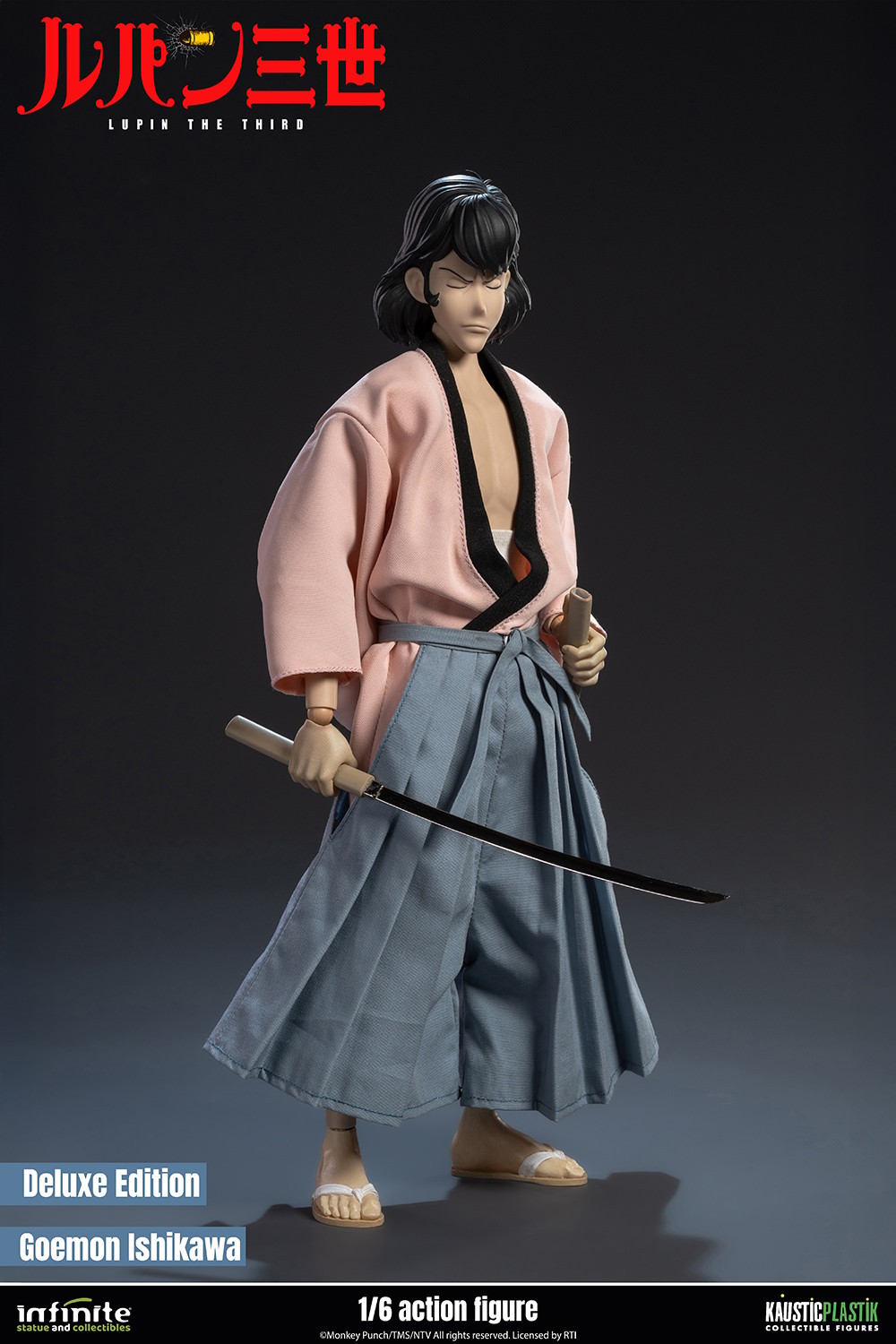 Lupin the Third Goemon Ishikawa XIII (Deluxe Edition) Sixth Scale Figure  (Prototype Shown) View 9