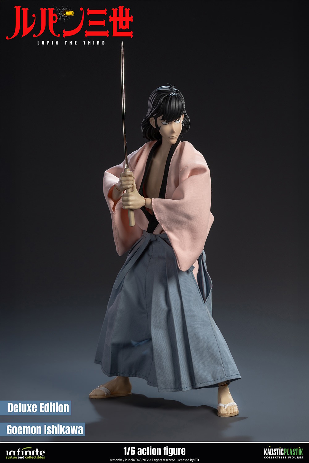 Lupin the Third Goemon Ishikawa XIII (Deluxe Edition) Sixth Scale Figure  (Prototype Shown) View 12