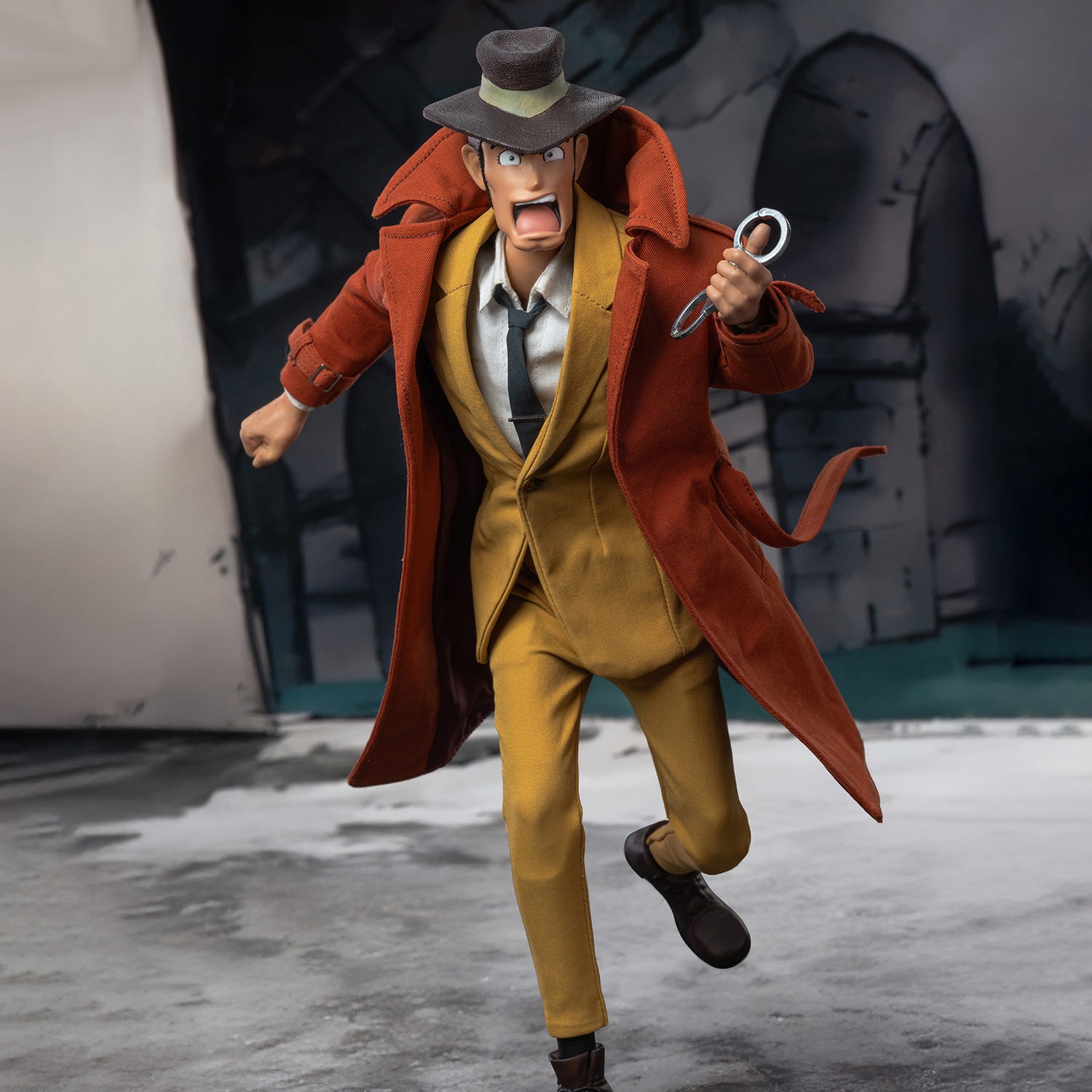 Lupin the Third Inspector Koichi Zenigata (Deluxe Edition) Sixth Scale Figure  (Prototype Shown) View 4