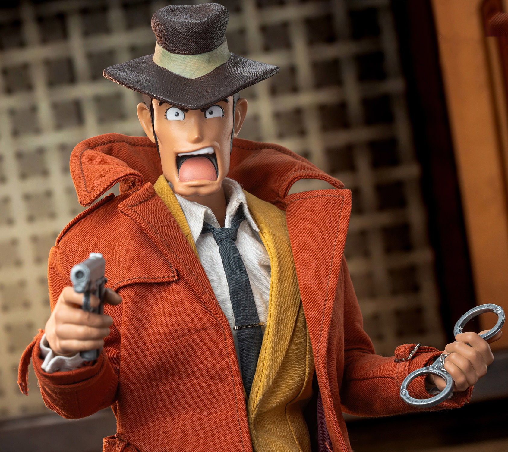 Lupin the Third Inspector Koichi Zenigata (Deluxe Edition) Sixth Scale Figure  (Prototype Shown) View 5