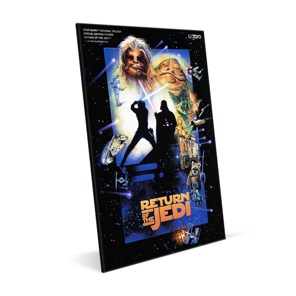 Star Wars Return of the Jedi™ Special Edition Poster Silver Collectible  (Prototype Shown) View 6