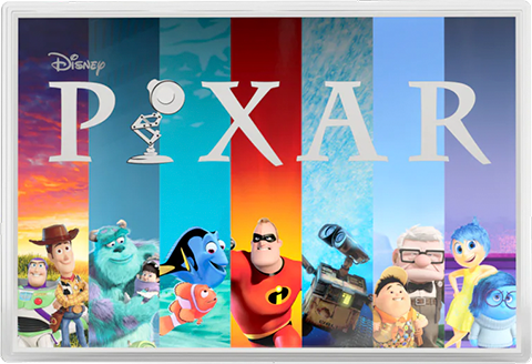 Disney Celebrating Pixar Foil Silver Collectible  (Prototype Shown) View 8
