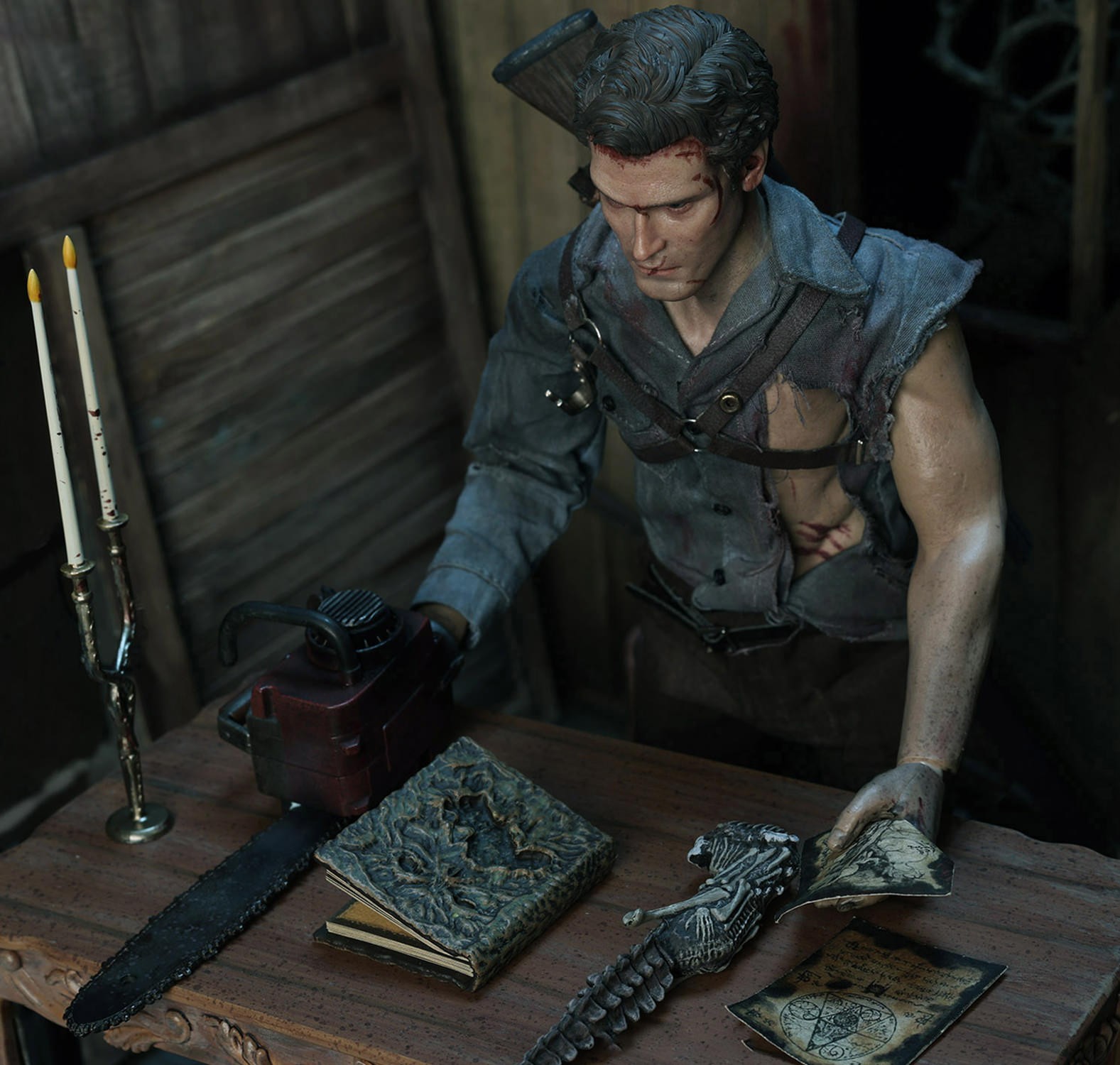 Evil Dead II Ash Williams Sixth Scale Figure  (Prototype Shown) View 4