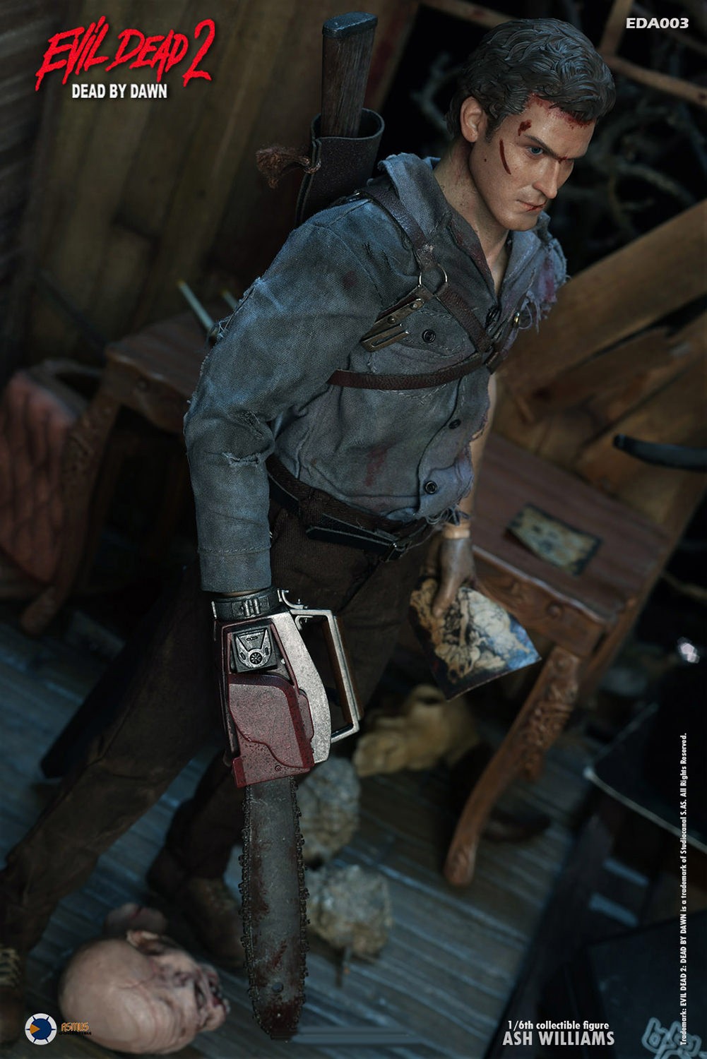 Evil Dead II Ash Williams Sixth Scale Figure  (Prototype Shown) View 9