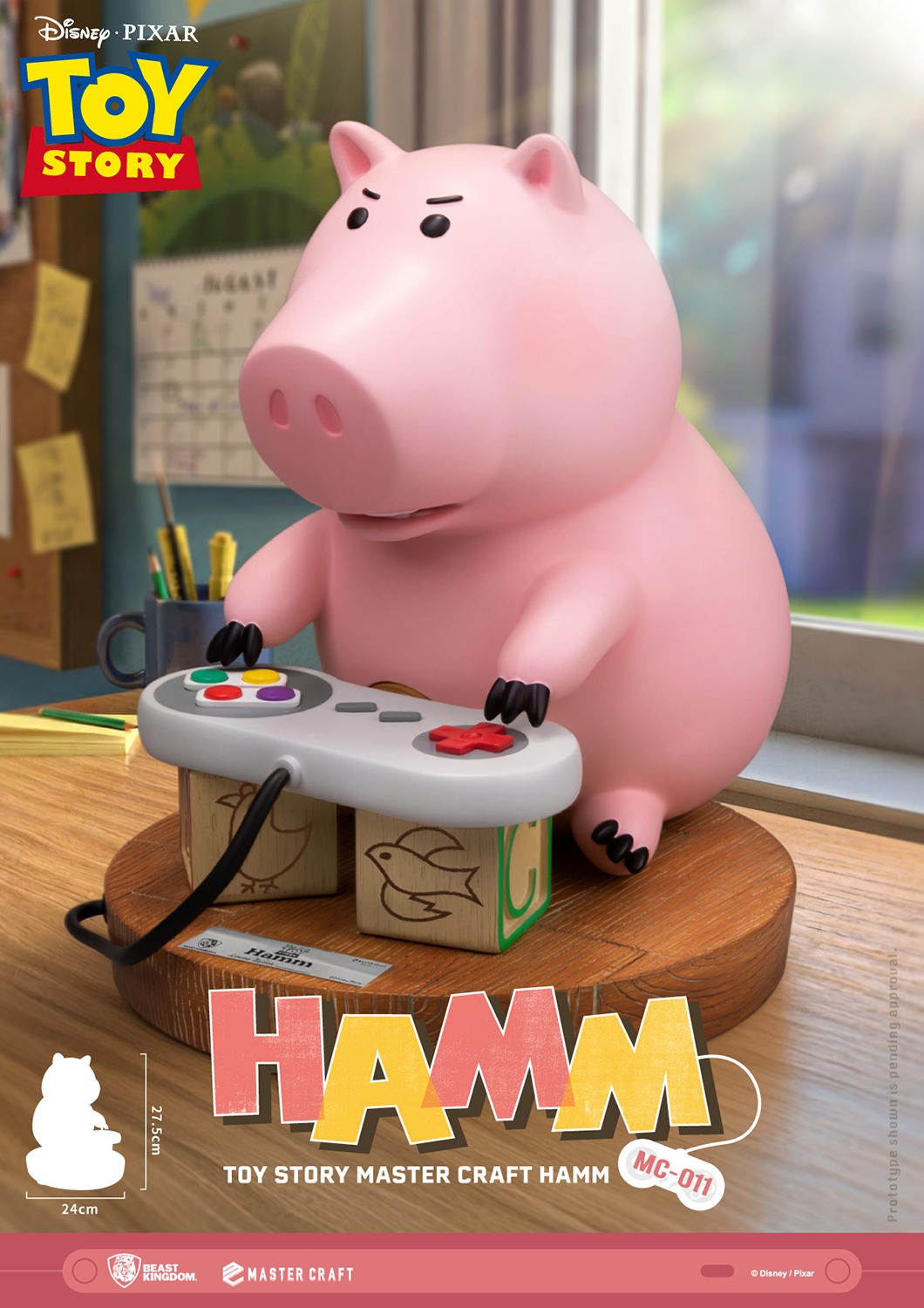 Disney Hamm Statues  (Prototype Shown) View 8