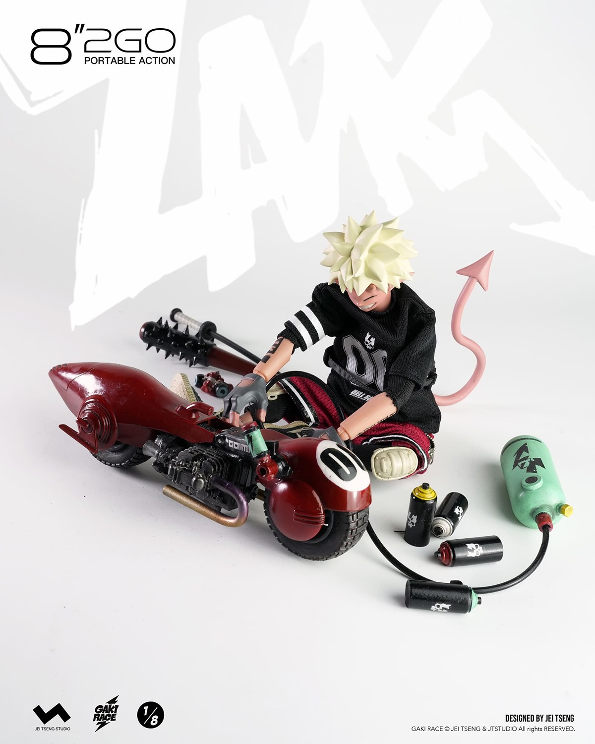 Zaiki (Deluxe Version) Action Figure by JTSTUDIO | Sideshow
