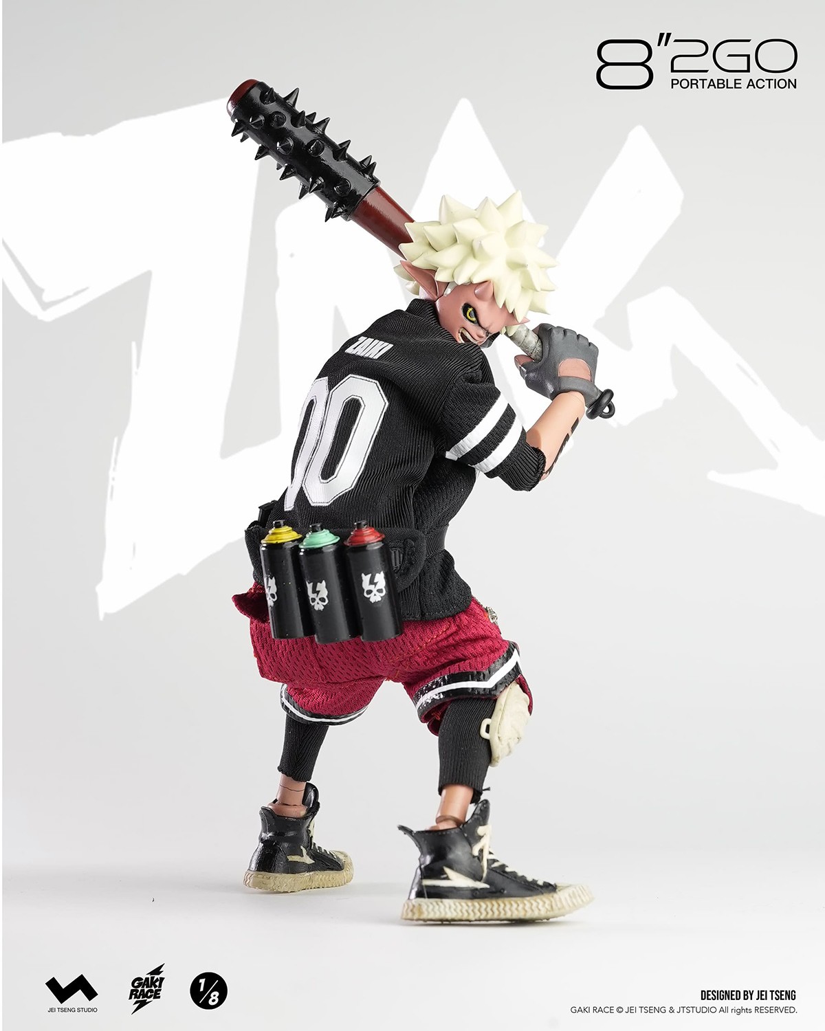 GAKi RACE Zaiki (Deluxe Version) Action Figure  (Prototype Shown) View 17