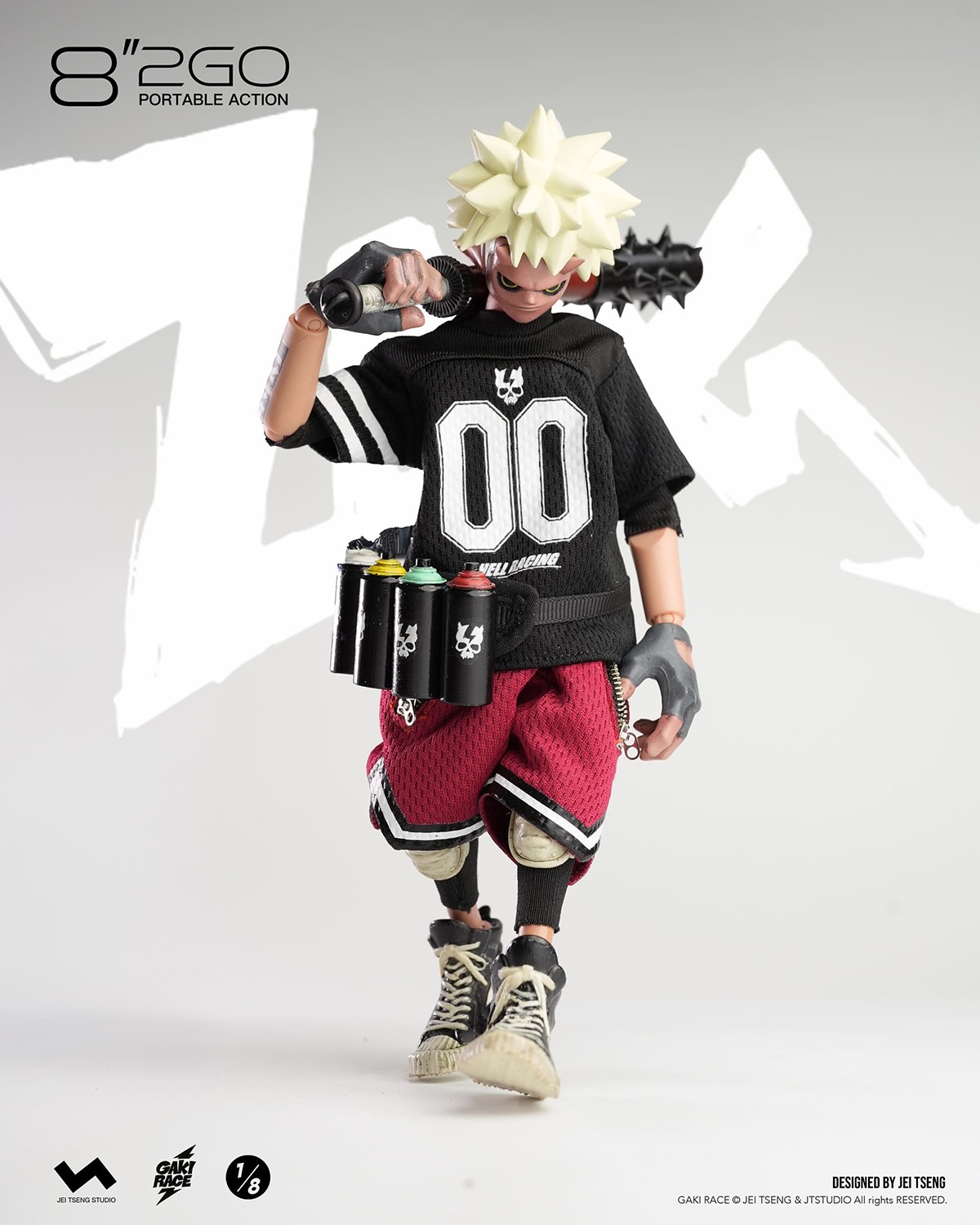 GAKi RACE Zaiki (Deluxe Version) Action Figure  (Prototype Shown) View 18