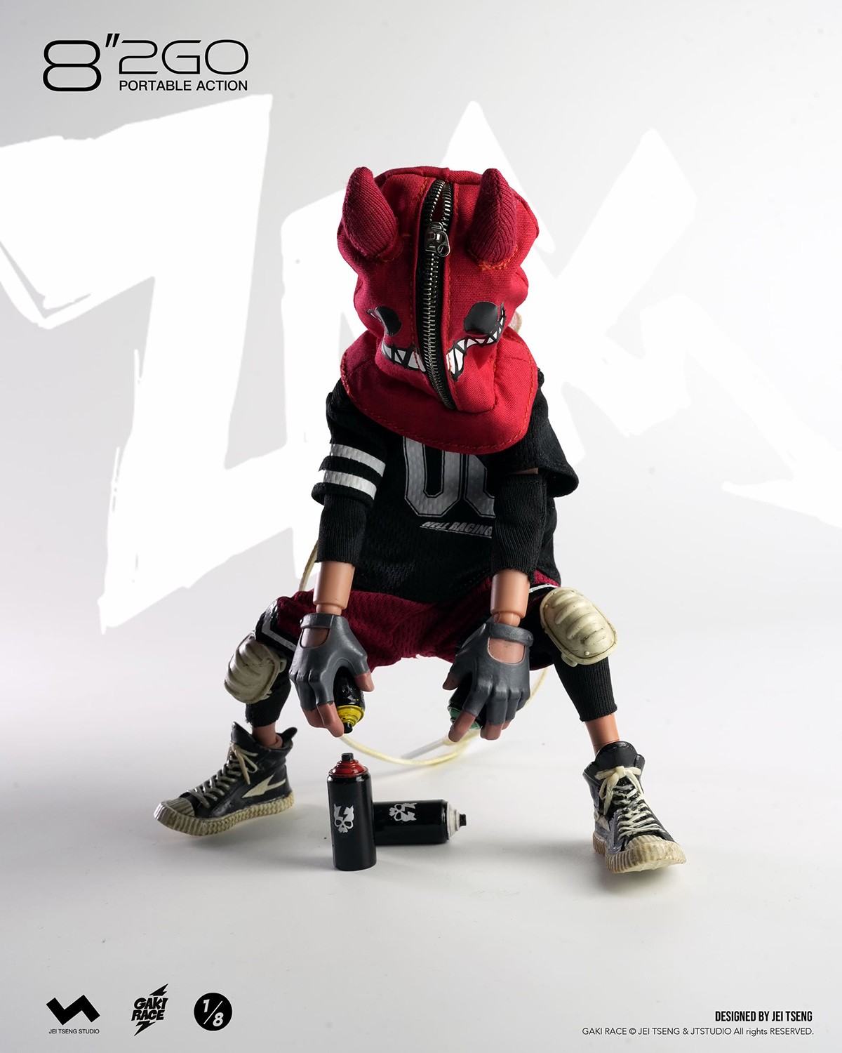 GAKi RACE Zaiki (Deluxe Version) Action Figure  (Prototype Shown) View 19