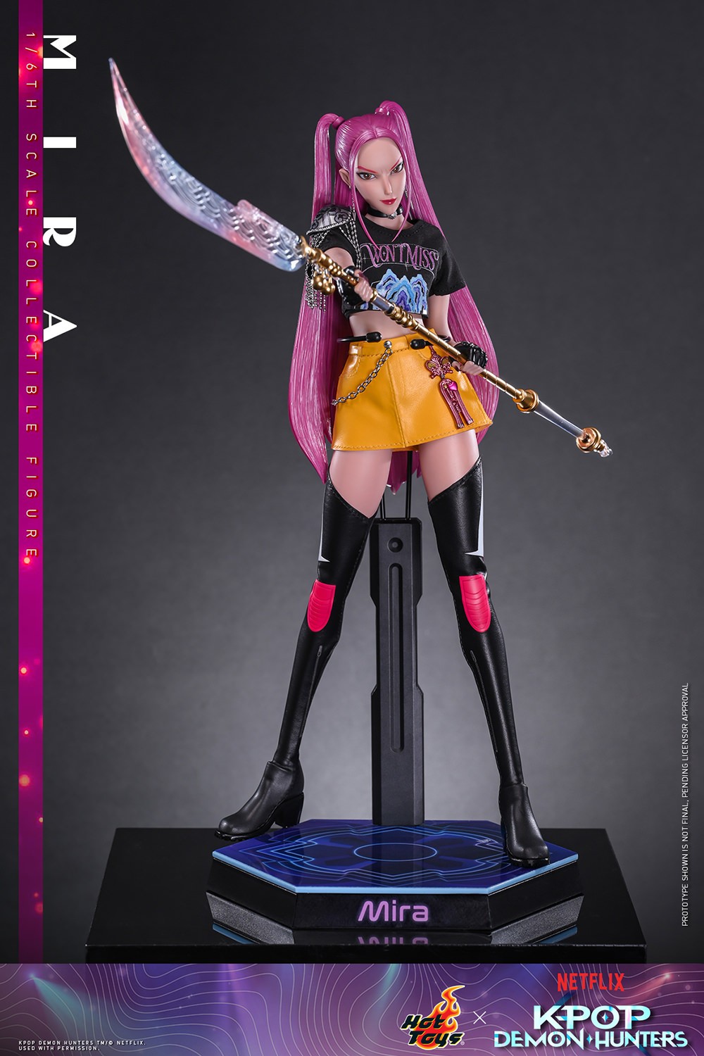KPop Demon Hunters Mira Sixth Scale Figure  (Prototype Shown) View 7