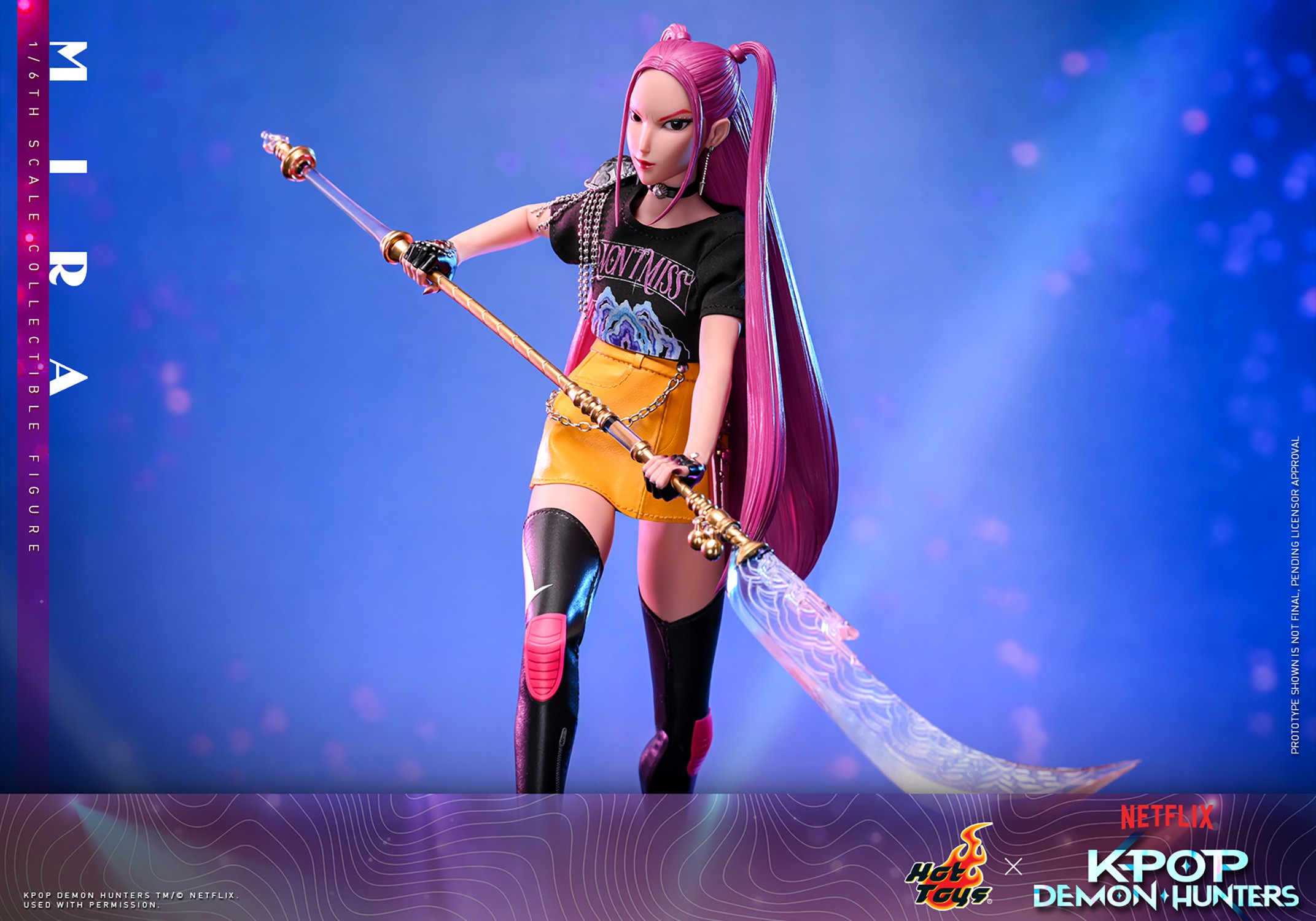 KPop Demon Hunters Mira Sixth Scale Figure  (Prototype Shown) View 11