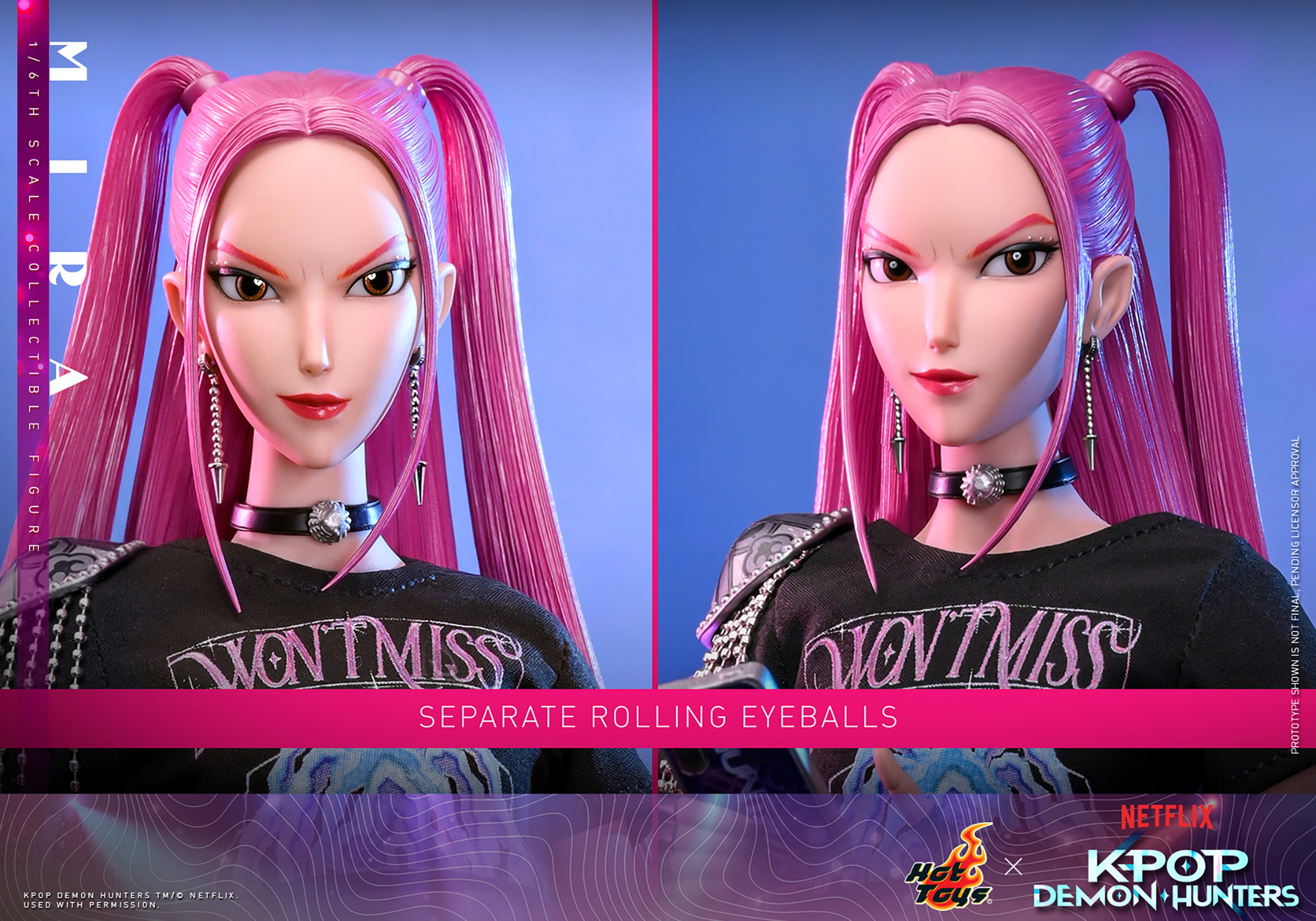 KPop Demon Hunters Mira Sixth Scale Figure  (Prototype Shown) View 12