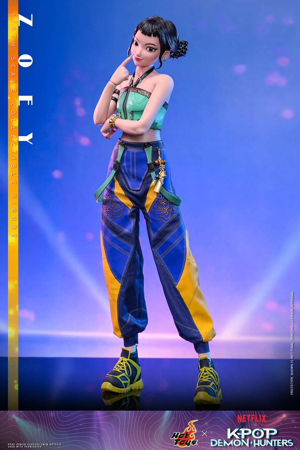 KPop Demon Hunters Zoey Sixth Scale Figure  (Prototype Shown) View 6