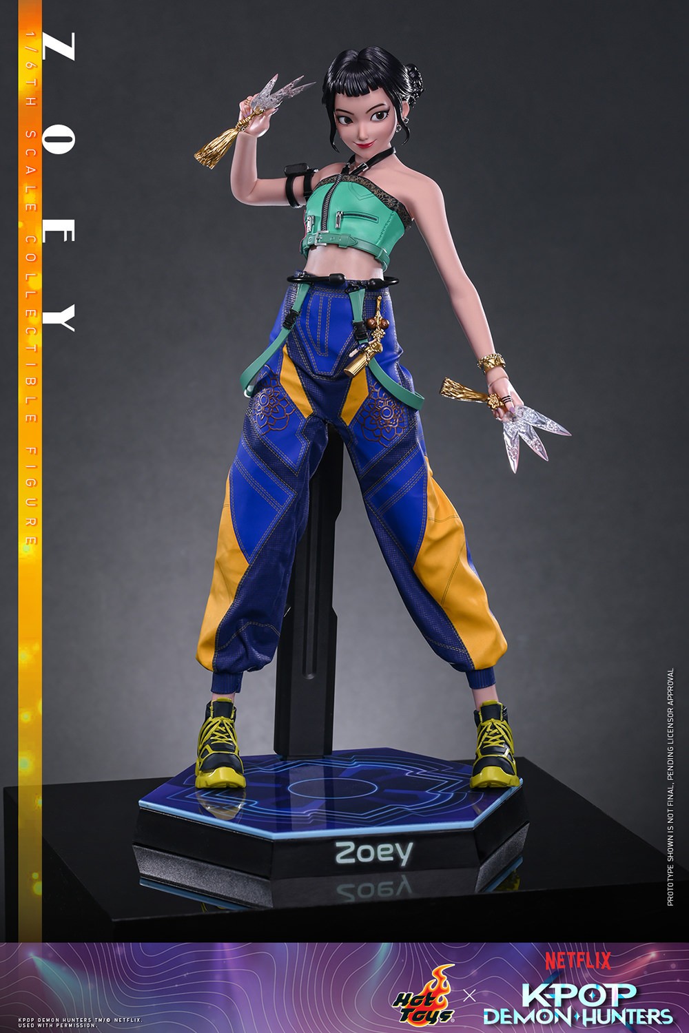 KPop Demon Hunters Zoey Sixth Scale Figure  (Prototype Shown) View 8
