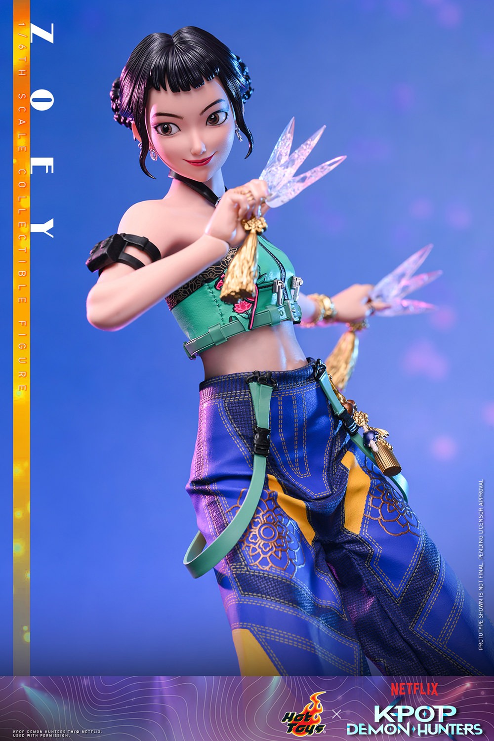 KPop Demon Hunters Zoey Sixth Scale Figure  (Prototype Shown) View 11