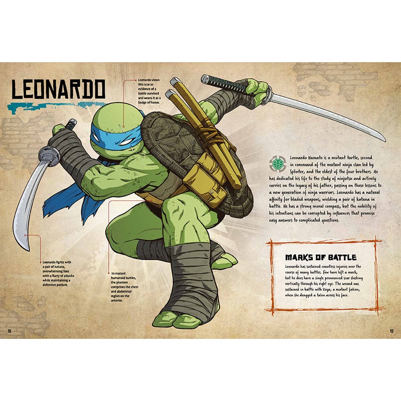 Teenage Mutant Ninja Turtles Teenage Mutant Ninja Turtles: Anatomy of a Mutant Book  (Prototype Shown) View 2