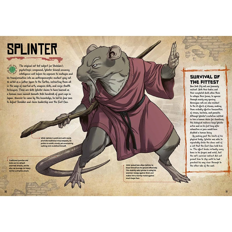 Teenage Mutant Ninja Turtles Teenage Mutant Ninja Turtles: Anatomy of a Mutant Book  (Prototype Shown) View 4