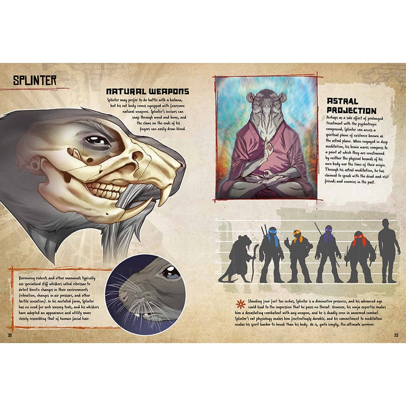 Teenage Mutant Ninja Turtles Teenage Mutant Ninja Turtles: Anatomy of a Mutant Book  (Prototype Shown) View 5