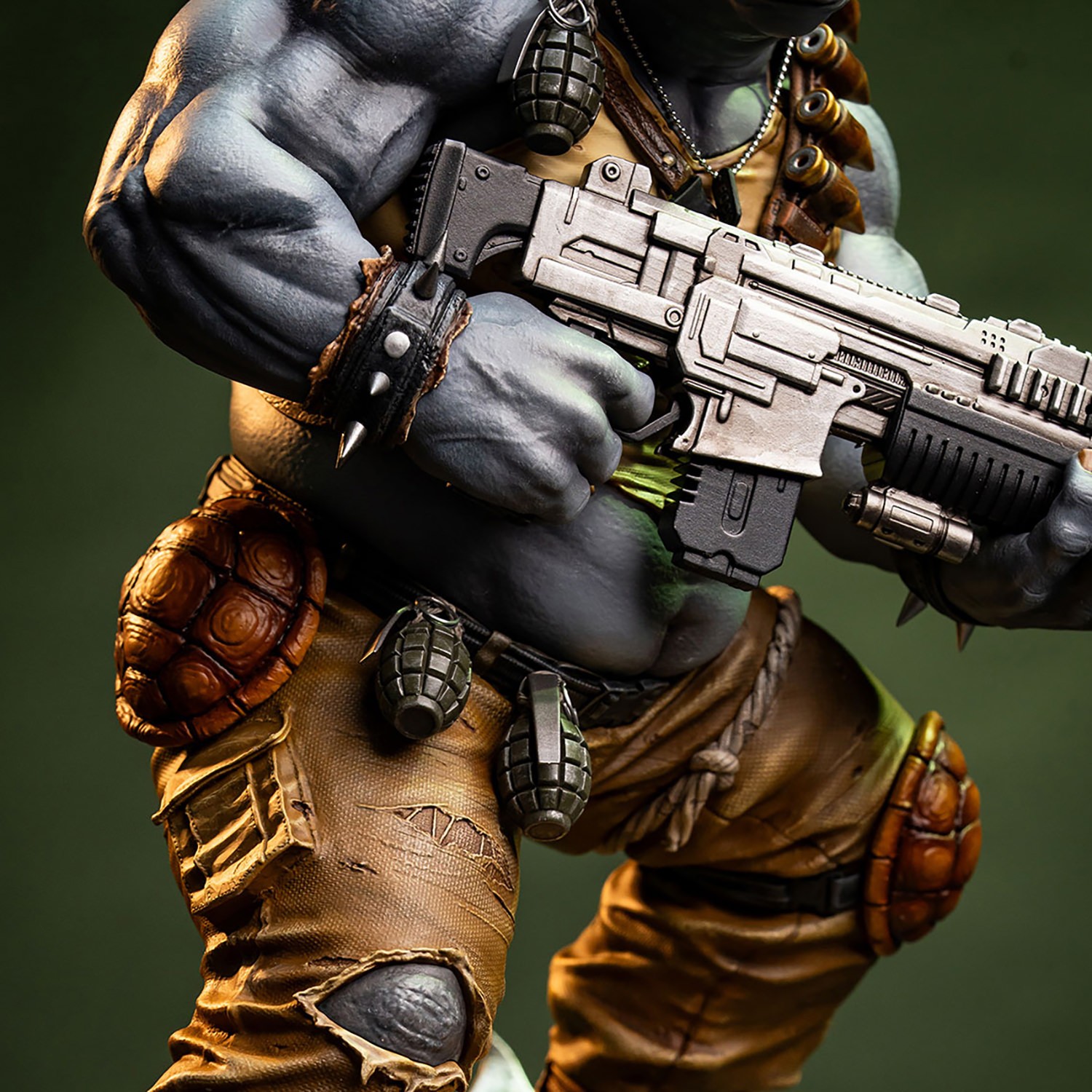 Teenage Mutant Ninja Turtles Rocksteady 1:3 Scale Statue  (Prototype Shown) View 6