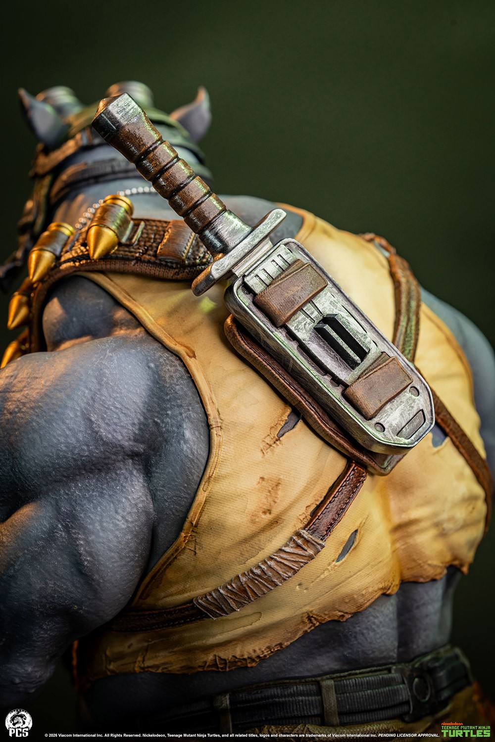 Teenage Mutant Ninja Turtles Rocksteady 1:3 Scale Statue  (Prototype Shown) View 12