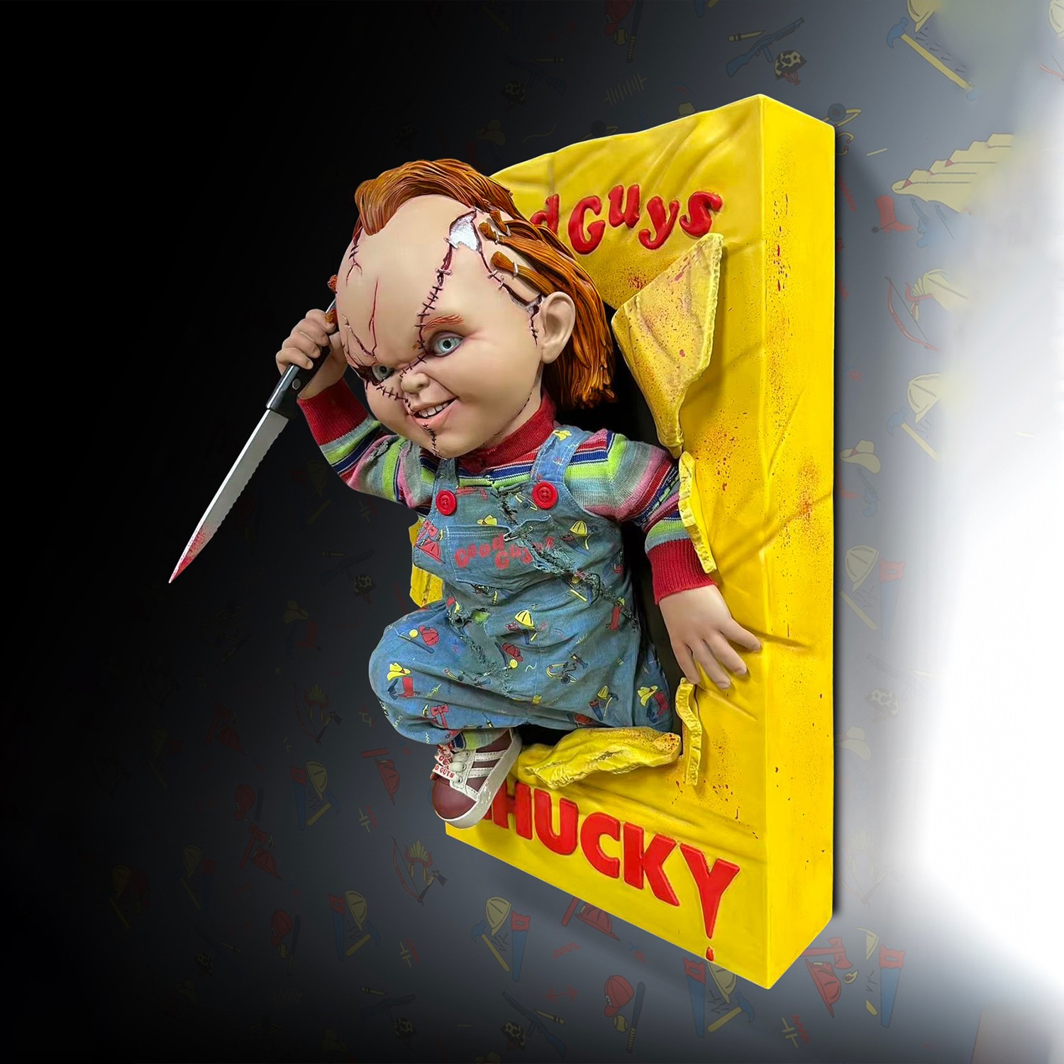 Child's Play Chucky Half-Scale Wall Sculpture Wall Decor  (Prototype Shown) View 4
