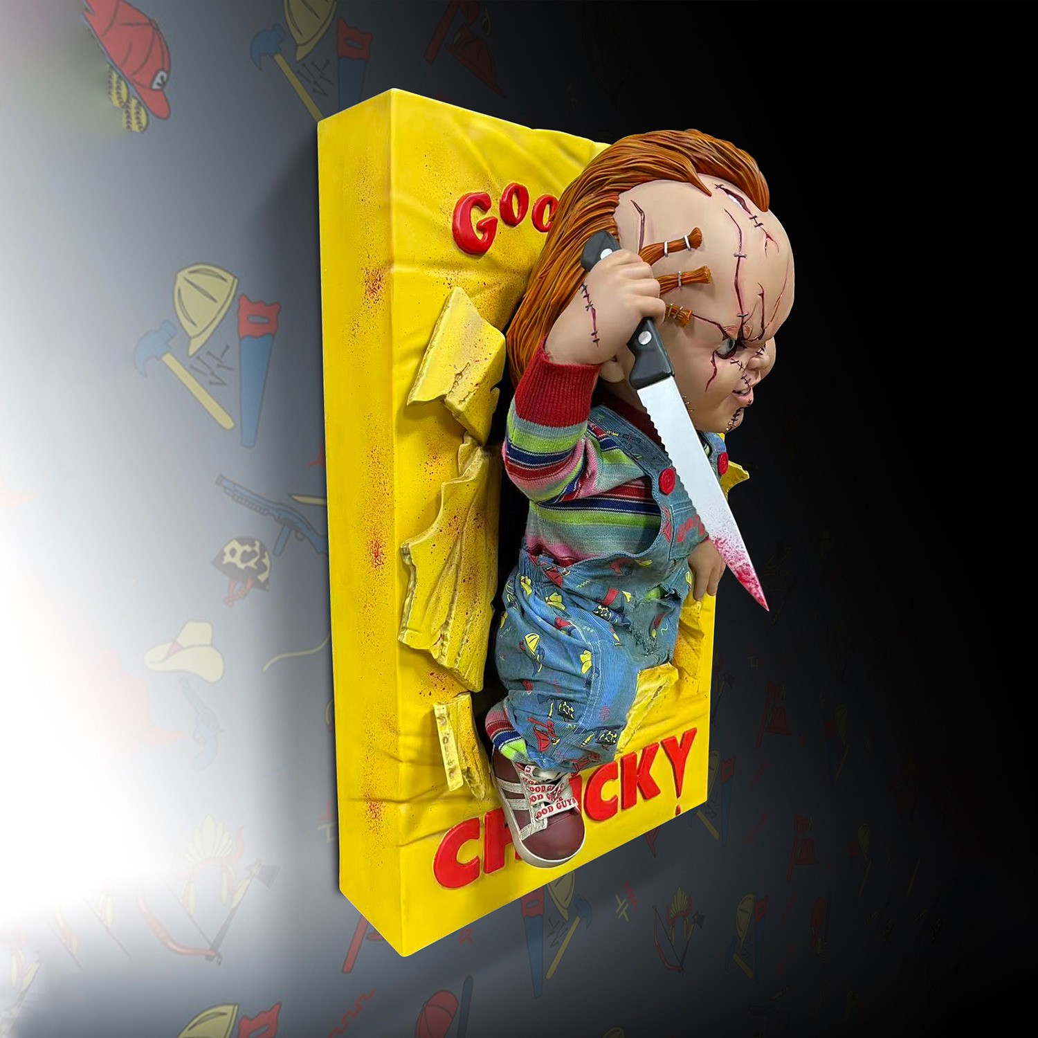 Child's Play Chucky Half-Scale Wall Sculpture Wall Decor  (Prototype Shown) View 5