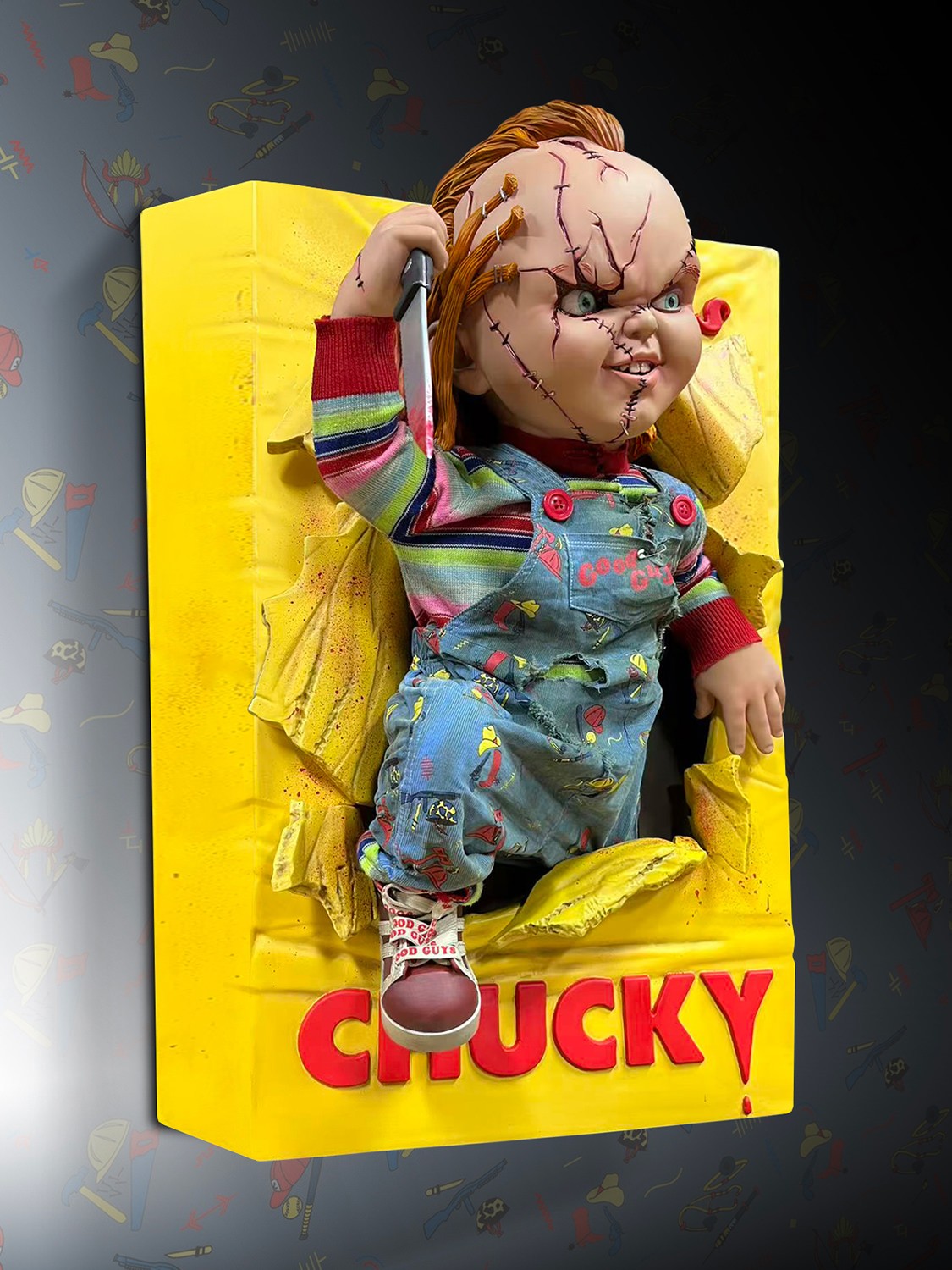 Child's Play Chucky Half-Scale Wall Sculpture Wall Decor  (Prototype Shown) View 11