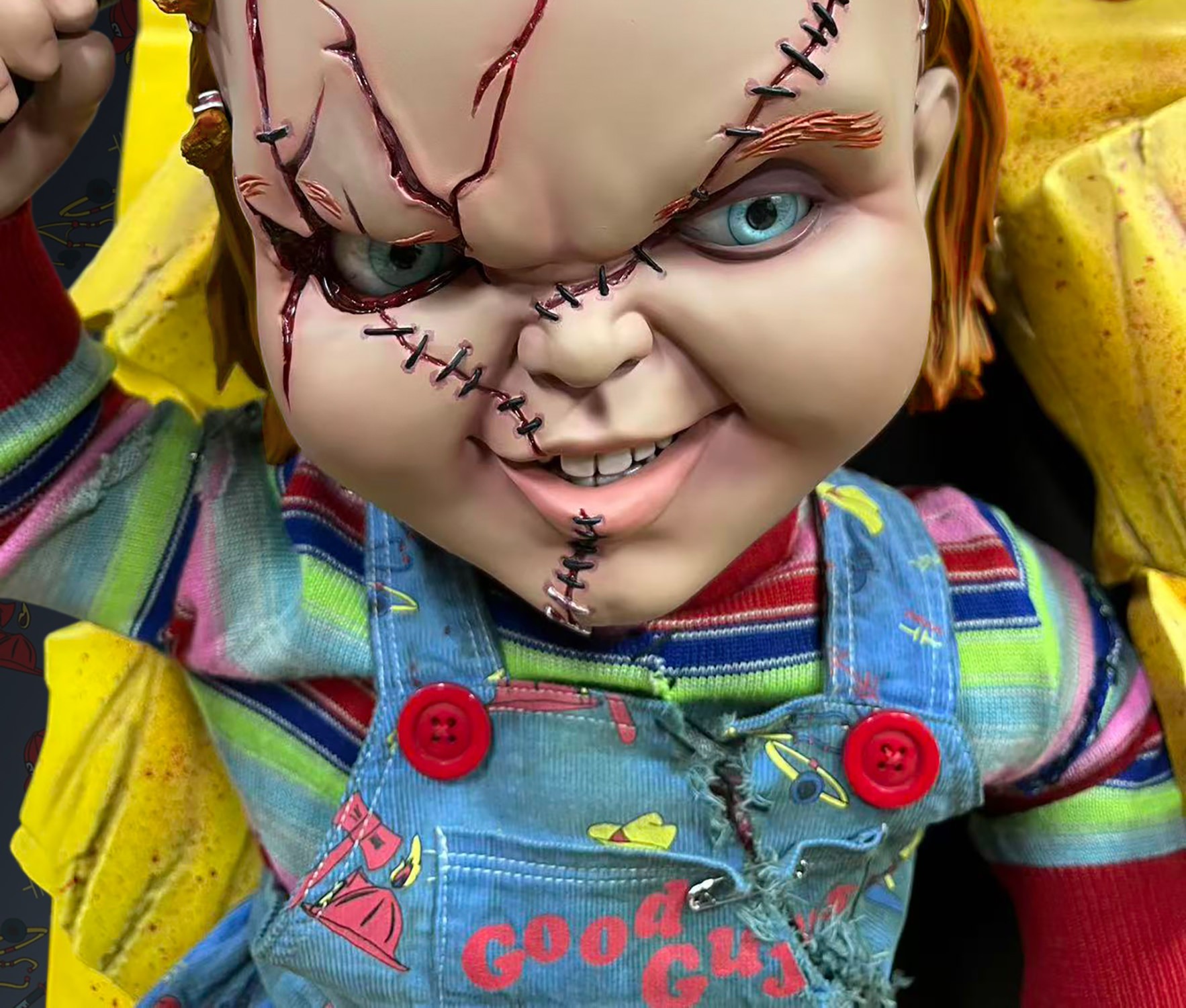 Child's Play Chucky Life-Size Wall Sculpture Wall Decor  (Prototype Shown) View 5