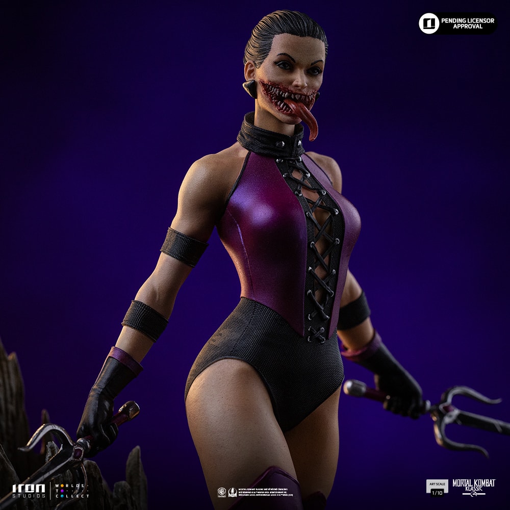 Mortal Kombat Mileena 1:10 Scale Statue  (Prototype Shown) View 3