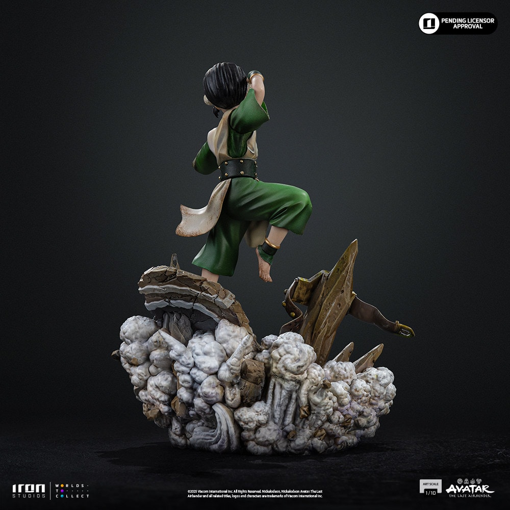Avatar: The Last Airbender Toph Beifong 1:10 Scale Statue  (Prototype Shown) View 12