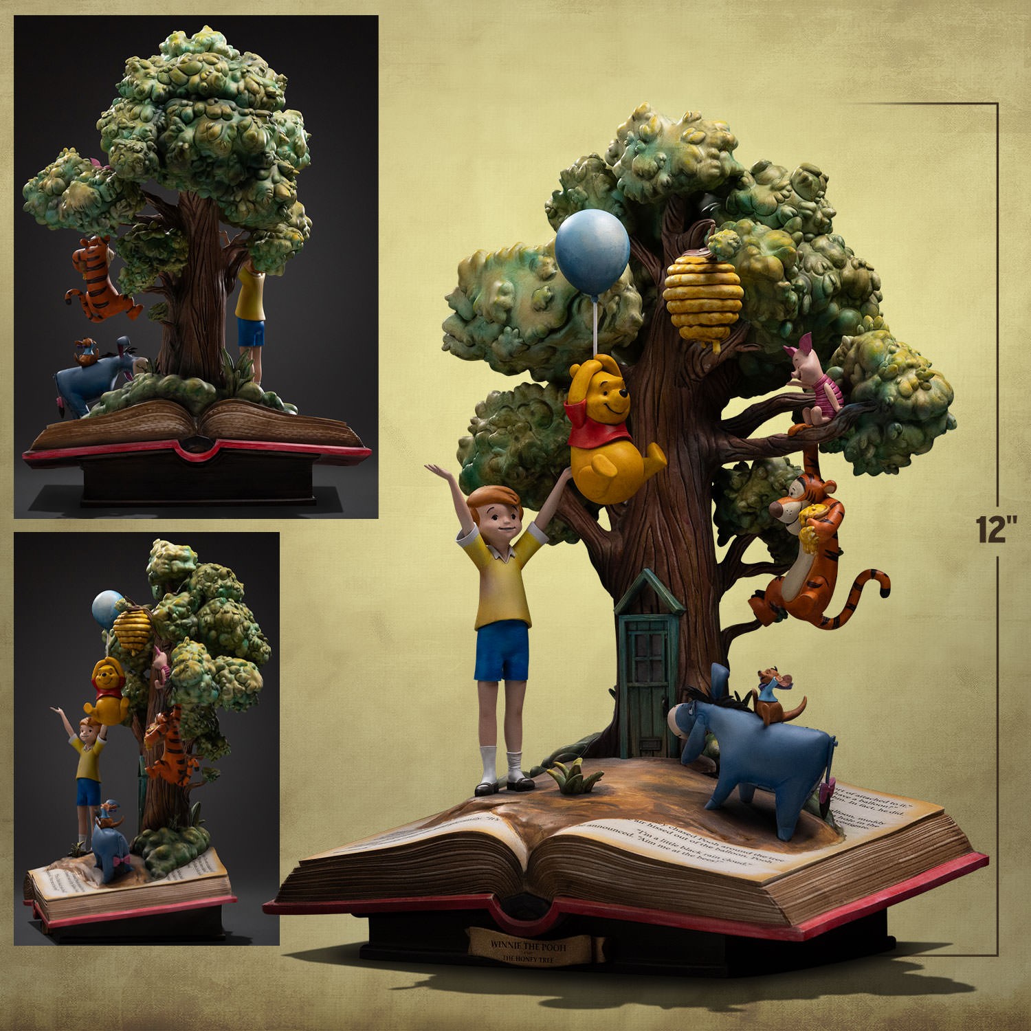 Disney Winnie the Pooh (100th Anniversary) Deluxe 1:10 Scale Statue  (Prototype Shown) View 2