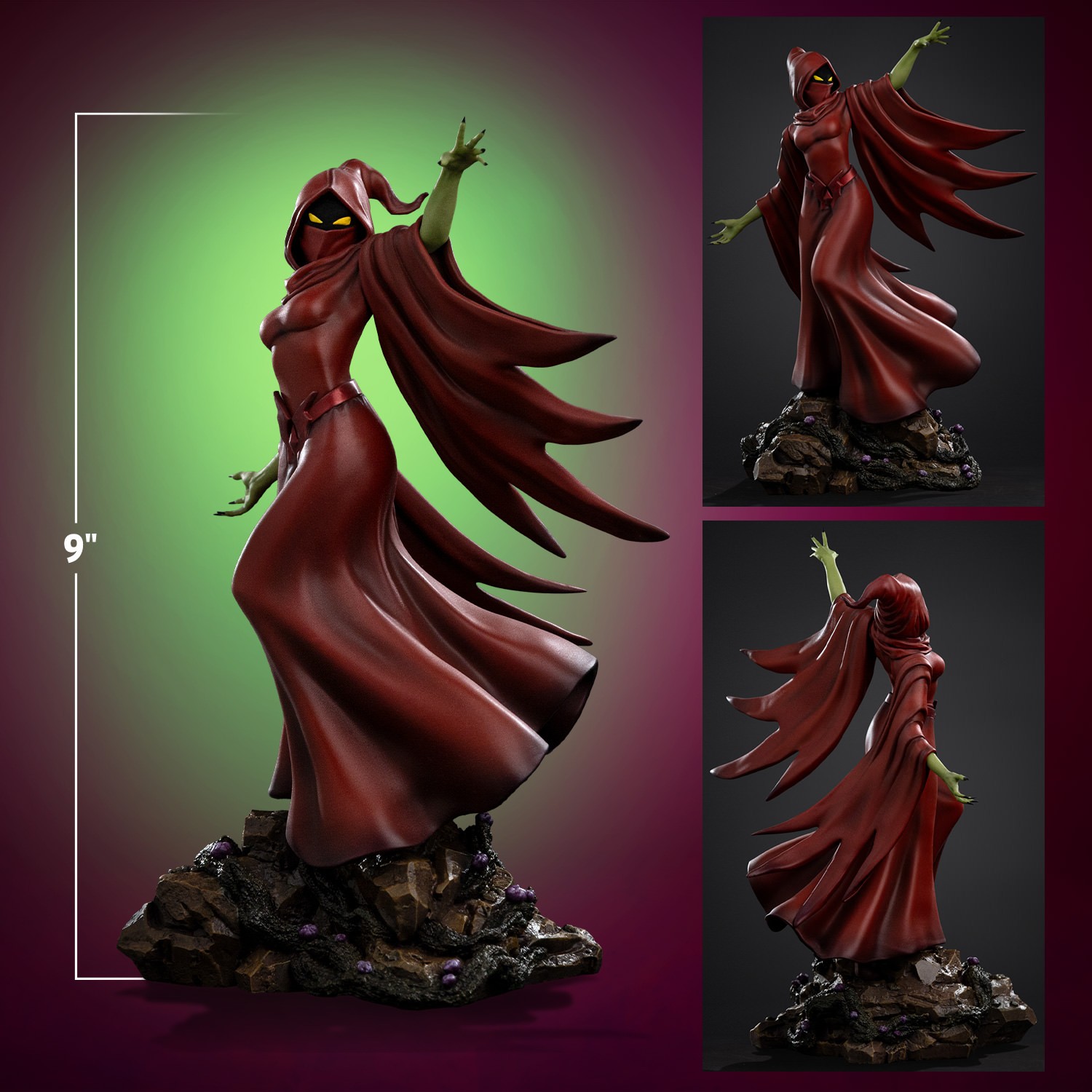 Masters of the Universe Shadow Weaver 1:10 Scale Statue  (Prototype Shown) View 2