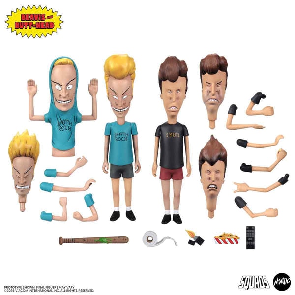Beavis and Butt-Head Beavis and Butt-Head Action Figure  (Prototype Shown) View 12