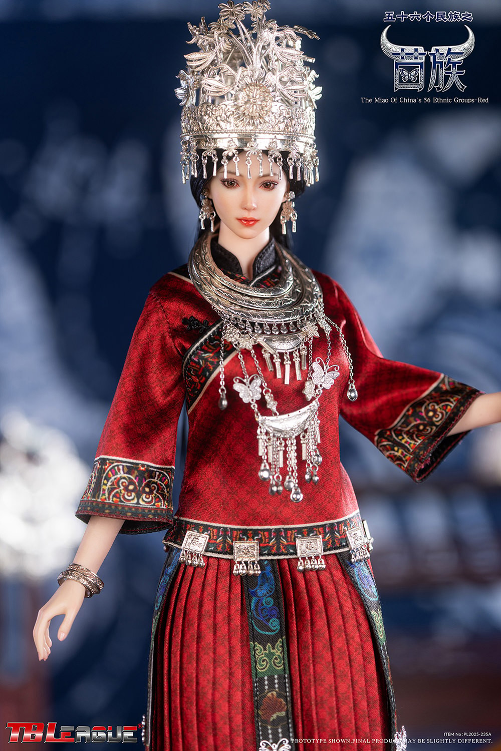TBLeague The Miao of China’s 56 Ethnic Groups (Red) Sixth Scale Figure  (Prototype Shown) View 9