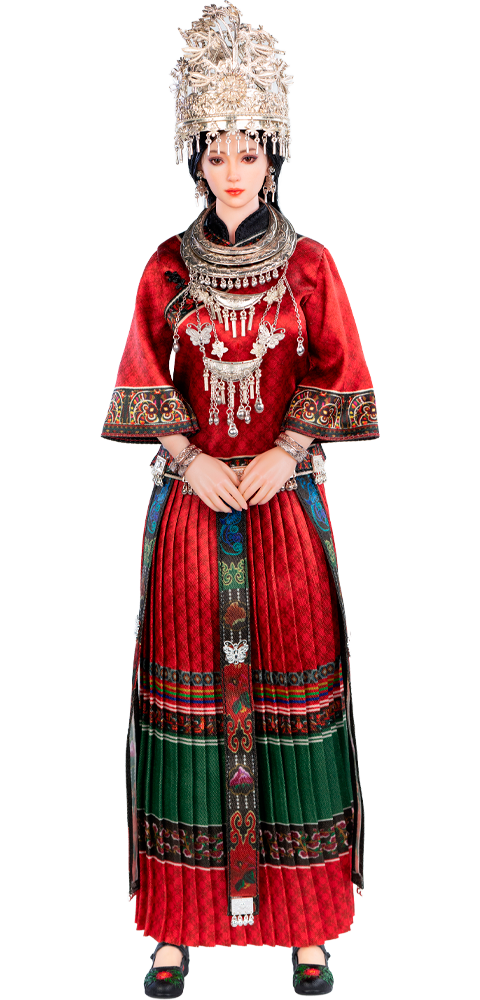 TBLeague The Miao of China’s 56 Ethnic Groups (Red) Sixth Scale Figure  (Prototype Shown) View 10