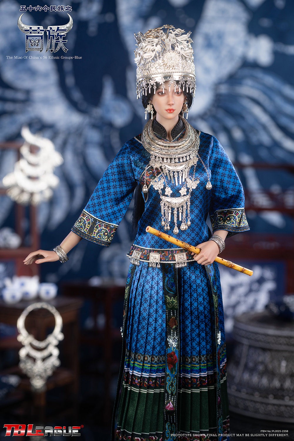 TBLeague The Miao of China’s 56 Ethnic Groups (Blue) Sixth Scale Figure  (Prototype Shown) View 9