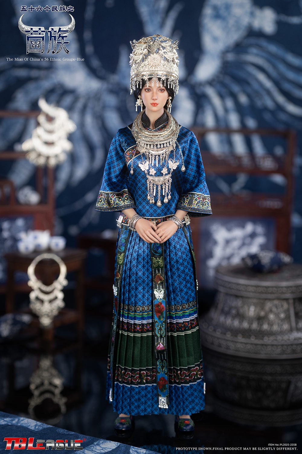 TBLeague The Miao of China’s 56 Ethnic Groups (Blue) Sixth Scale Figure  (Prototype Shown) View 10