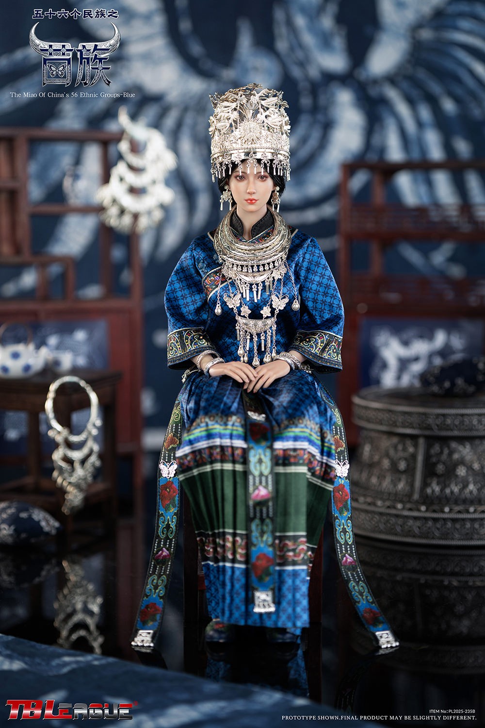 TBLeague The Miao of China’s 56 Ethnic Groups (Blue) Sixth Scale Figure  (Prototype Shown) View 12
